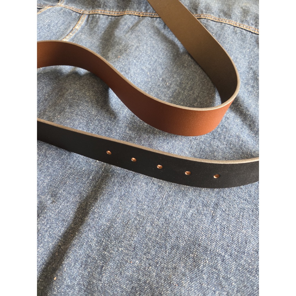 Timberland Reversible Black & Brown Leather Belt - Men's Size 44 - Picture 6 of 10